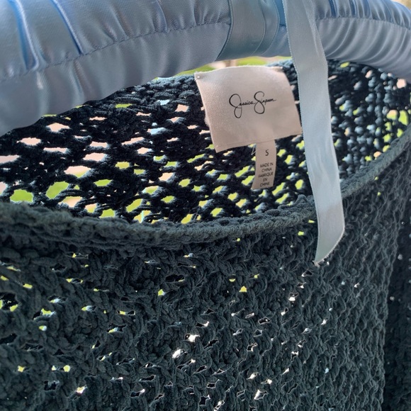 Jessica Simpson slouchy crochet sweater - Picture 2 of 4